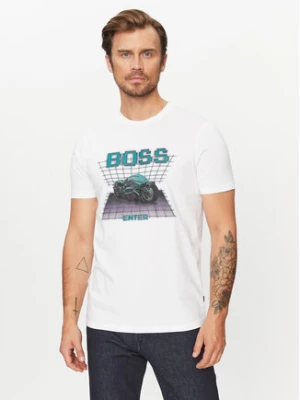 Boss T-Shirt Teenter 50503551 Biały Regular Fit