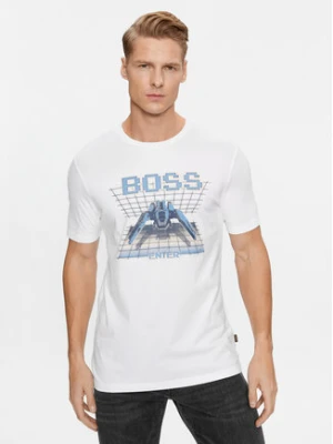 BOSS T-Shirt Teenter 50503551 Biały Regular Fit