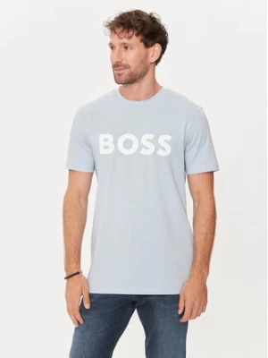 Boss T-Shirt Thinking 1 50481923 Niebieski Regular Fit