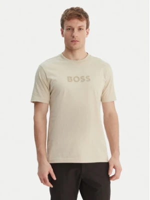 BOSS T-Shirt TS_Terrace Logo 50559361 Beżowy Regular Fit