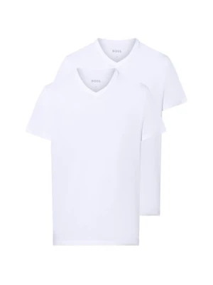 BOSS T-shirt w 2-paku Mężczyźni Bawełna biały,