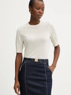 BOSS t-shirt wełniany Farbella