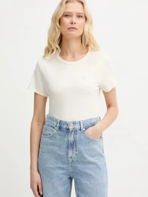 BOSS t-shirt z domieszką jedwabiu Eventsa9