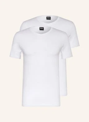 Boss T-Shirty Modern, 2 Szt. weiss