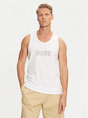 Boss Tank top 50491711 Biały Regular Fit