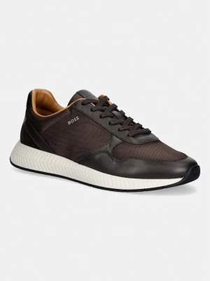 BOSS Titanium sneakersy męskie brązowy