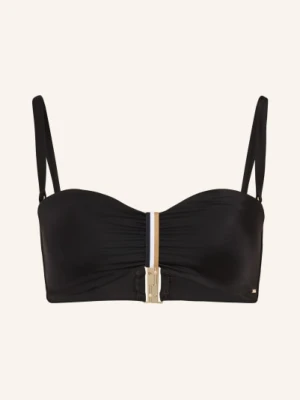 Boss Top Bikini Typu Bandeau Bandeau schwarz