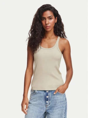 BOSS Top C_Epetite 50554664 Zielony jasny Slim Fit