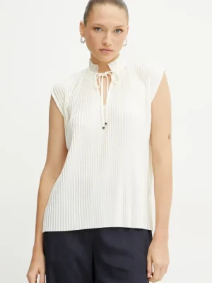 BOSS top damska kolor biały gładka 50546364