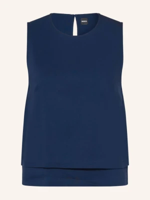 Boss Top Koszulowy Bliny blau GRANATOWY
