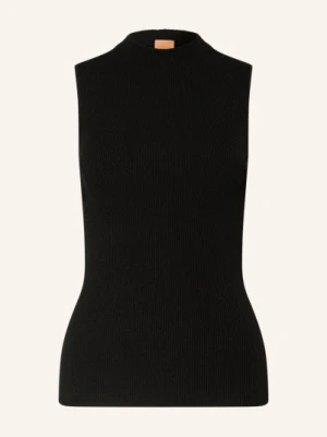 Boss Top Z Dzianiny Feskies schwarz