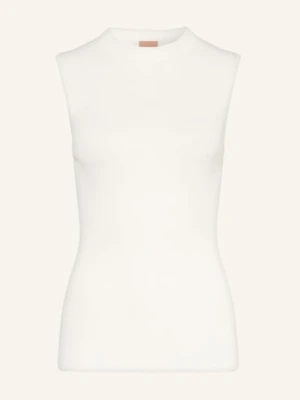 Boss Top Z Dzianiny Feskies weiss