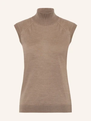 Boss Top Z Dzianiny Fipini beige JASNOBRĄZOWY