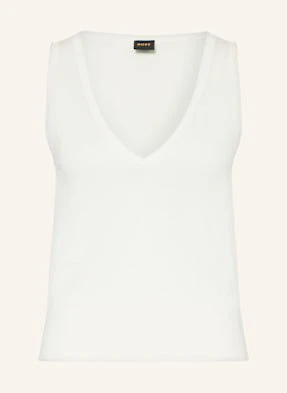 Boss Top Z Dzianiny Fomoa weiss