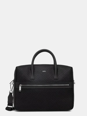 BOSS torba na laptopa męska skórzana