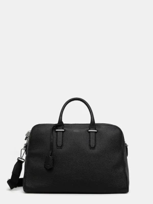 BOSS torba skórzana kolor czarny 50548231
