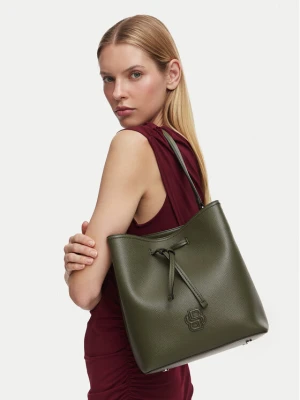 BOSS Torebka Anett Drawstring 50567602 Zielony ciemny