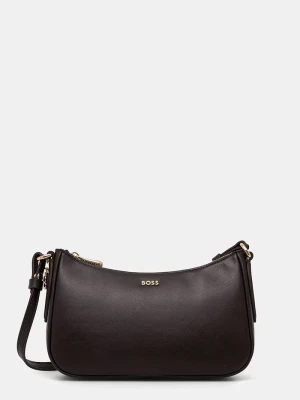 BOSS torebka crossbody damska skórzana NUMAH Minibag brązowy