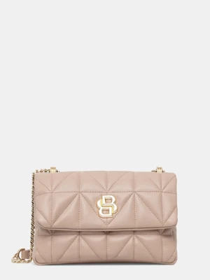 BOSS torebka crossbody damska z imitacji skóry B_ICON M Sh. Bag QN beżowy