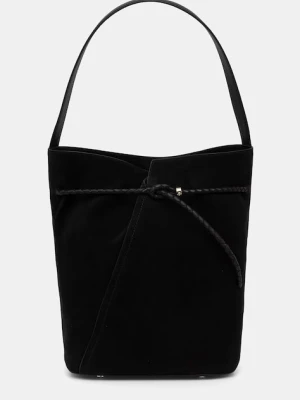 BOSS torebka damska zamszowa BOSS REVERS BUCKET S