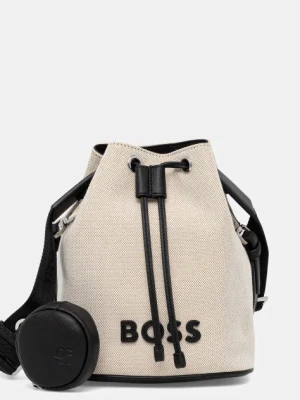 BOSS torebka kolor beżowy 50541492