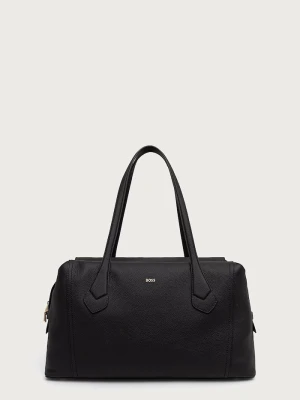 BOSS torebka shopper damska skórzana Lenah Big Duffle Bag czarny