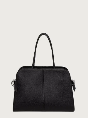 BOSS torebka shopper damska z imitacji skóry CLARICE TOTE czarny