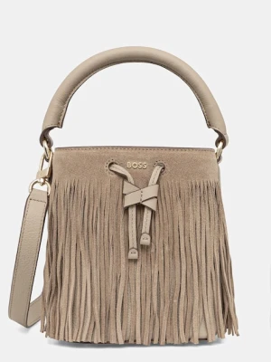 BOSS torebka skórzana Lenah S Bucket FR