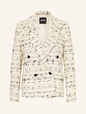Boss Tweedowy Blezer Jaleto weiss