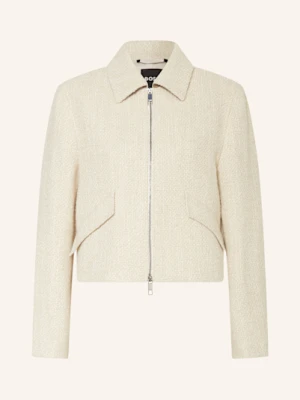 Boss Żakiet Pudełkowy Z Tkaniny Bouclé Cafiore weiss