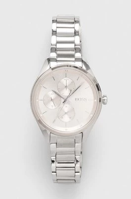 BOSS zegarek 1502604 damski kolor srebrny