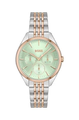 BOSS zegarek 1502641 damski kolor srebrny