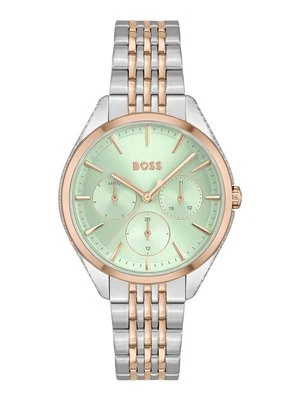 BOSS zegarek 1502641 damski kolor srebrny