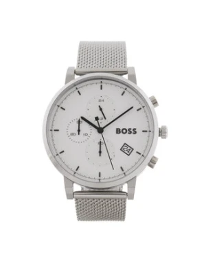 BOSS Zegarek Skymaster  1513933 Srebrny