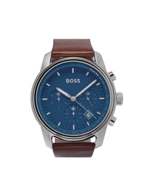 Boss Zegarek Trace 1514002 Brązowy