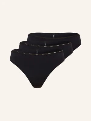 Boss Zestaw 3 Stringów Micro schwarz