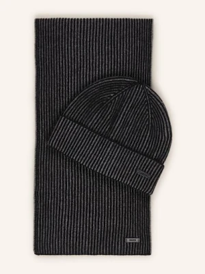 Boss Zestaw: Szalik I Czapka Ercole Z Pudełkiem Prezentowym schwarz