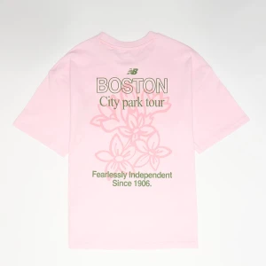 Boston Floral Graphic Tee Light Raspberry New Balance