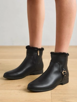 Botki Anna Field Wide Fit By Zalando czarny
