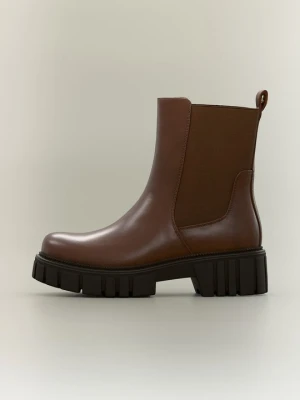 Botki Anna Field Wide Fit By Zalando koniakowy
