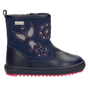 Granatowe ocieplane botki dziewczęce Bartek w 410010 slm w 410010 slm