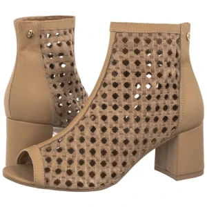 Botki Beżowe 07412-04/00-1 (MA1470-a) Maciejka