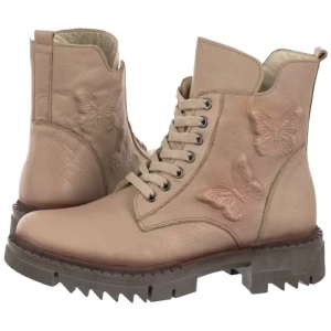 Botki Beżowe 53C0683 (AR87-c) Artiker