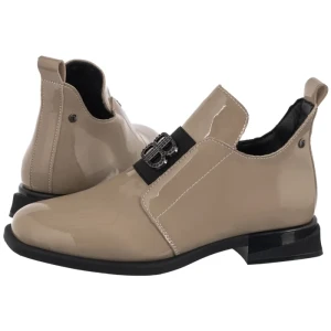 Botki Beżowe DBT4763/25 BE (FO198-a) Filippo