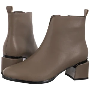 Botki Beżowe DBT7459/25 BE (FO185-a) Filippo