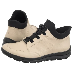 Botki Beżowe Z0065-60 Beige (RI416-a) Rieker