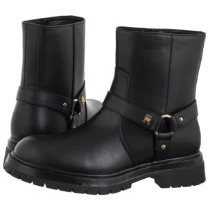 Botki Bootie Black T3A5-34021-1355999 (TH1389-a) Tommy Hilfiger
