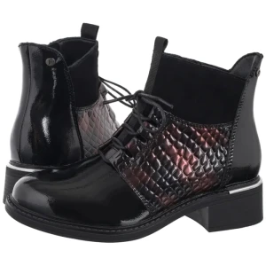 Botki Bordowe DBT7275/25 BG (FO206-a) Filippo