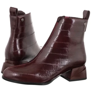 Botki Bordowe K7675-23 / 00-7 (MA1608-a) Maciejka