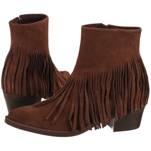 Botki Brązowe 4ZVI6___ _2TA (RY1189-a) Ryłko